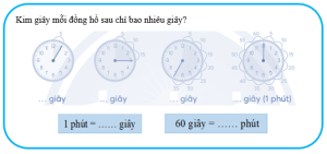 Giải Vở bài tập Toán 4, bài 34: Giây -  Sách Chân trời sáng tạo