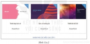 Hướng dẫn dạy học Tin học 8 Kết nối tri thức, bài 11a: Sử dụng bản mẫu tạo bài trình chiếu