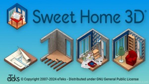 Tải về phần mềm thiết kế kiến trúc và nội thất Sweet Home 3D