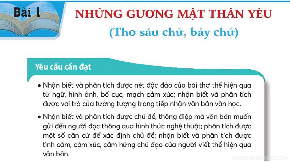 Tri thức Ngữ văn 8 CTST, Bài 1. Những gương mặt thân yêu